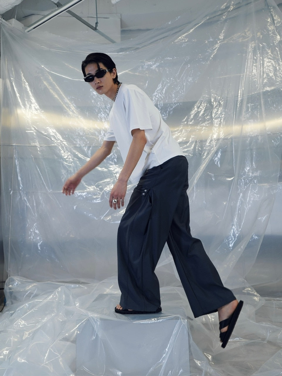 【CS】2-PIECE CROPPED PACK TEE