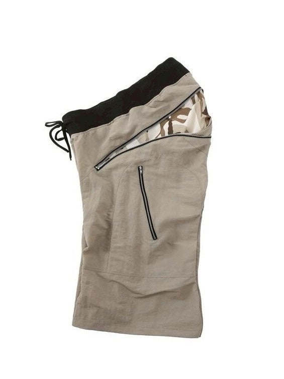 【roaringrad】ZIPPER SAGGING BERMUDA PANTS