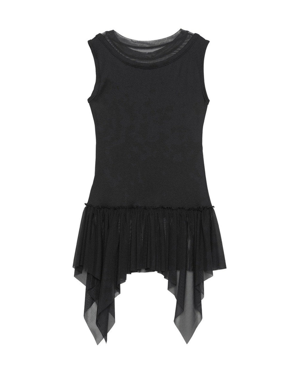 【FLAREUP】Layered Lace Frill Sleeveless