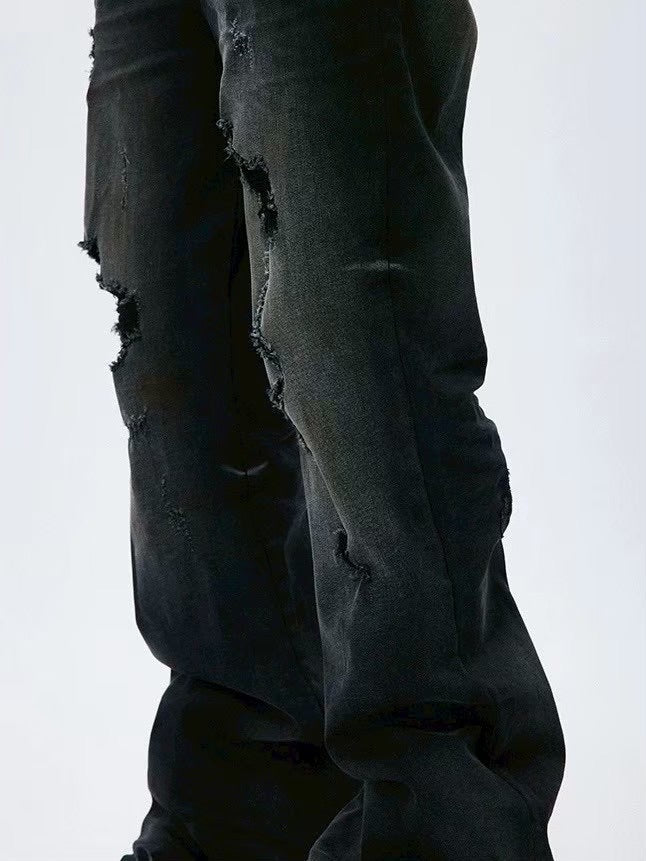 【DND4DES】ROUGH STRETCH FLARED JEANS