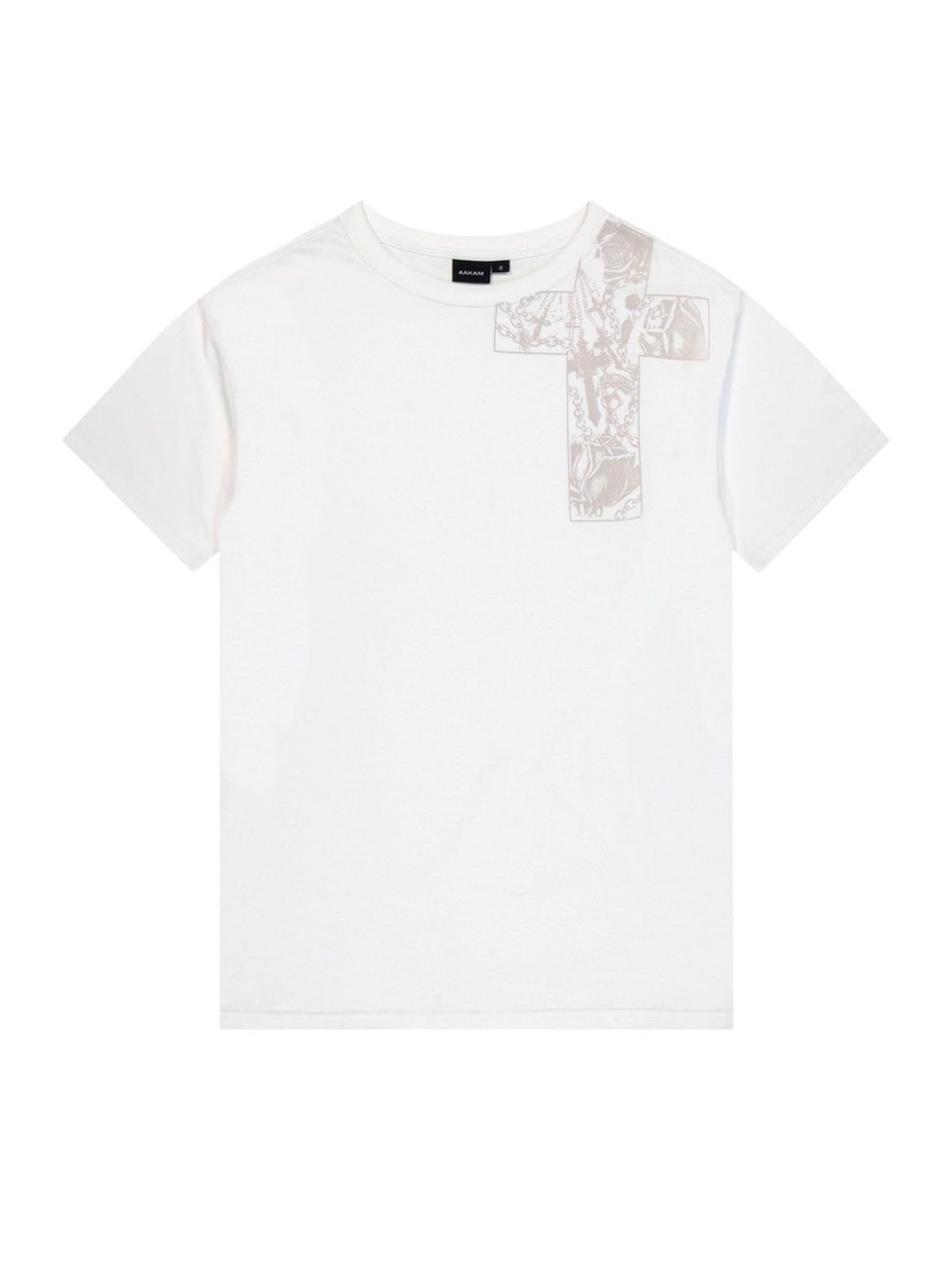 【AAKAM】CROS2 Printed Half Top