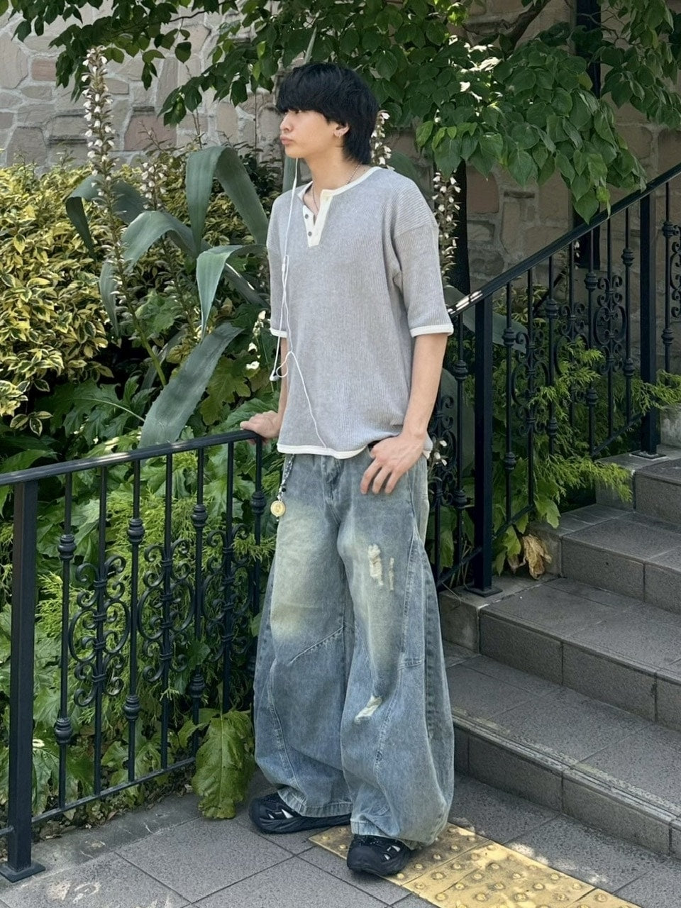 受注制【youll】vintage balloon denim pants