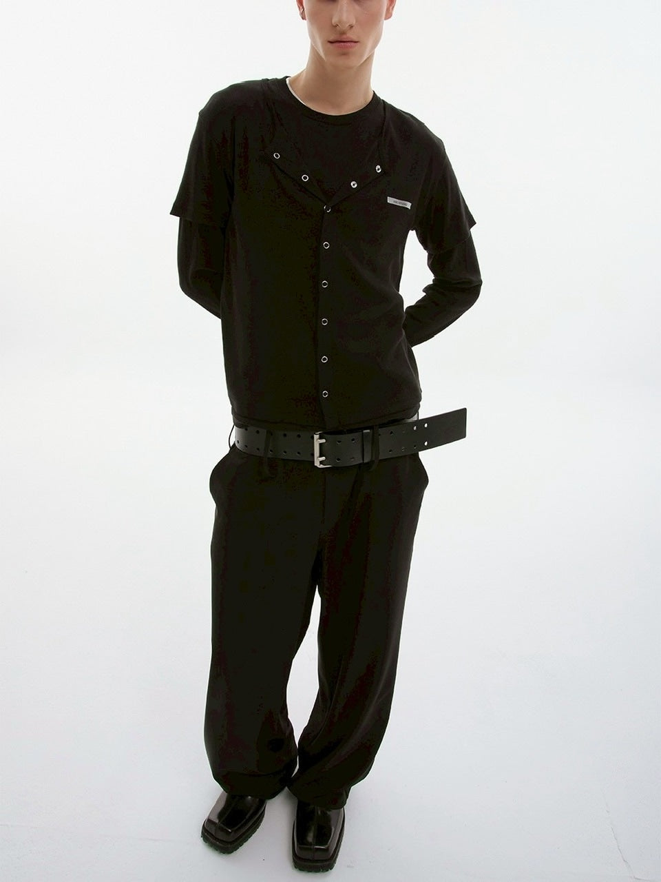 【ESC STUDIO】soft double t-shirt/ 【イーエスシーステュディオ】ソフトダブル長袖Tシャツ