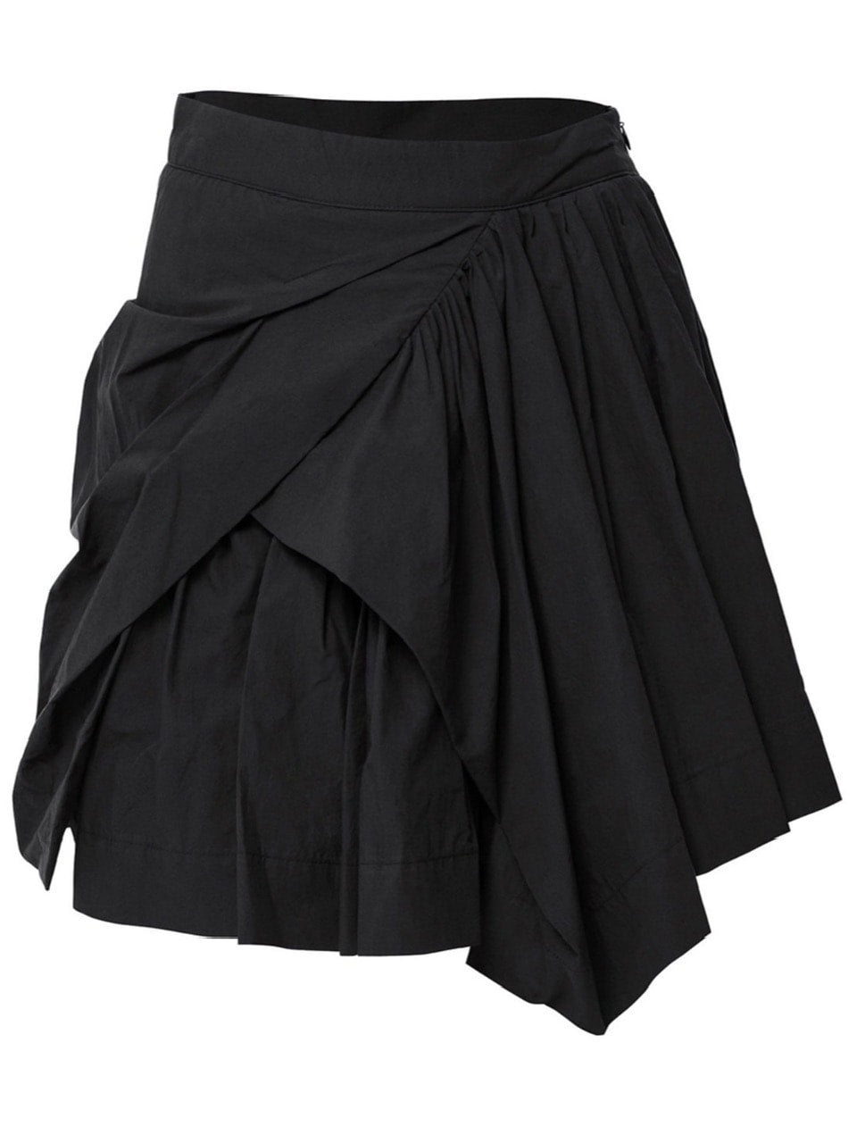 【FLAREUP】Asymmetrical Draped Layered Skirt