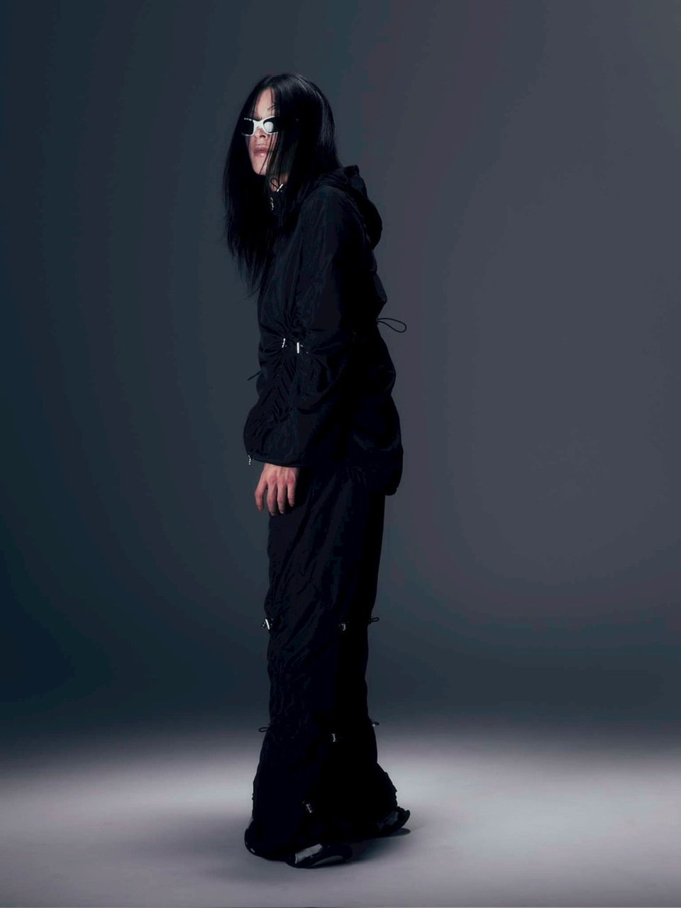 【DIG YOUR OWN GRAVE】SYN-EDGE PANTS /【ディグユアオウングレイブ】テックフレアパンツ