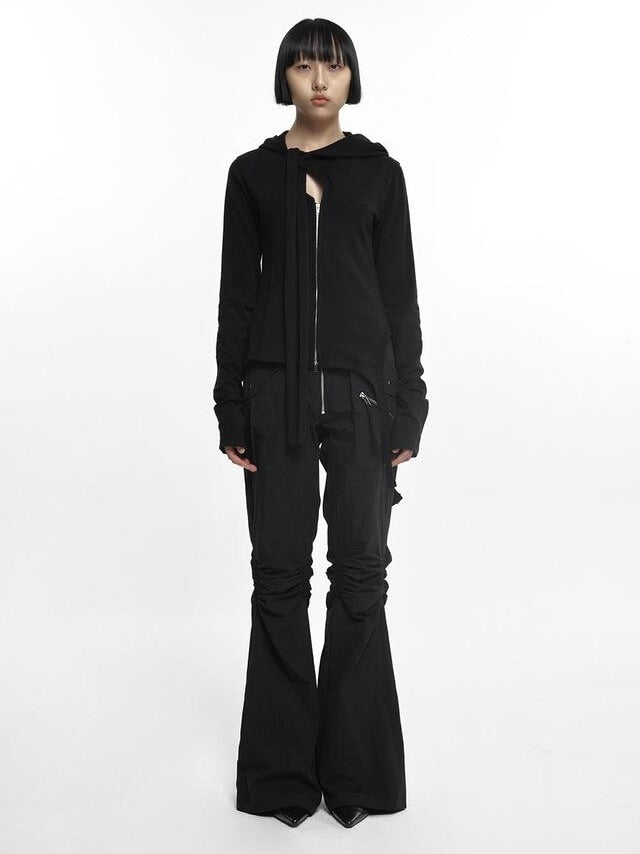 【NACHE】EXPOSURE ZIP DETAIL PANTS (UNISEX)