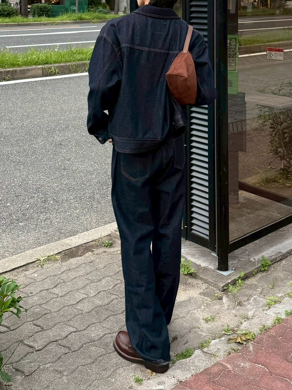 受注制【Chikashitsu +】2 pocket rigid denim jacket / 【チカシツプラス】ツーポケットデニムジャケット (2color)