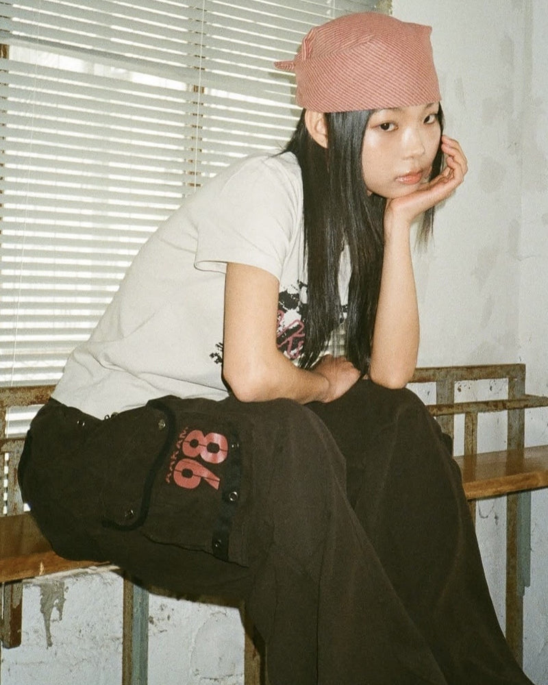 【AAKAM】Check Pattern Scarf