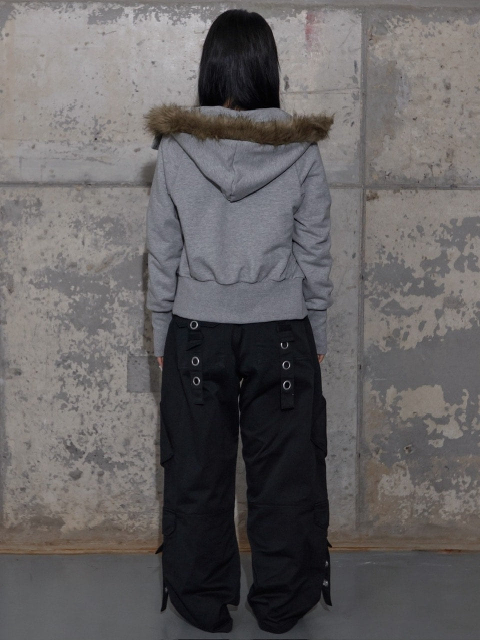 【FANCY CLUB】RUTHLESS FUR HOODED ZIP-UP / 【ファンシークラブ】ルースレスファージップアップパーカー