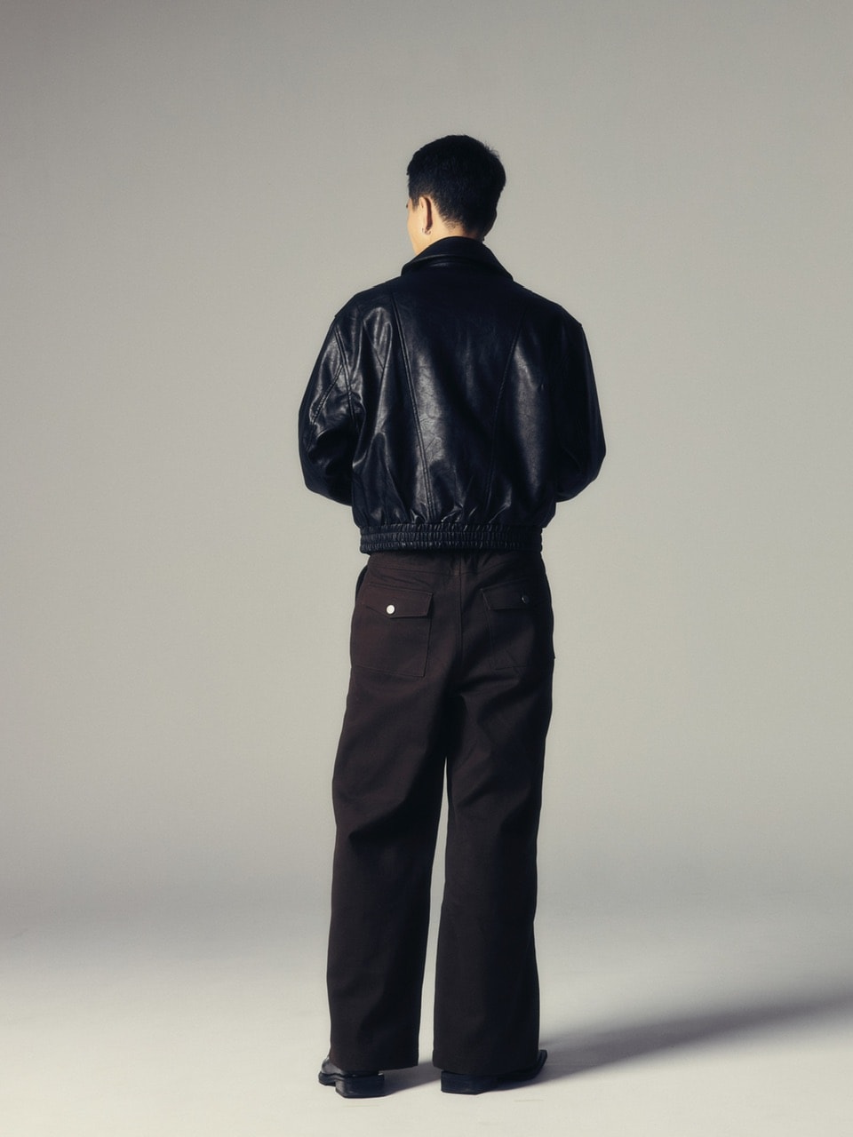 【CS】cotton wide twill pants (brown) / 【シーエス】コットンワイドツイルパンツ