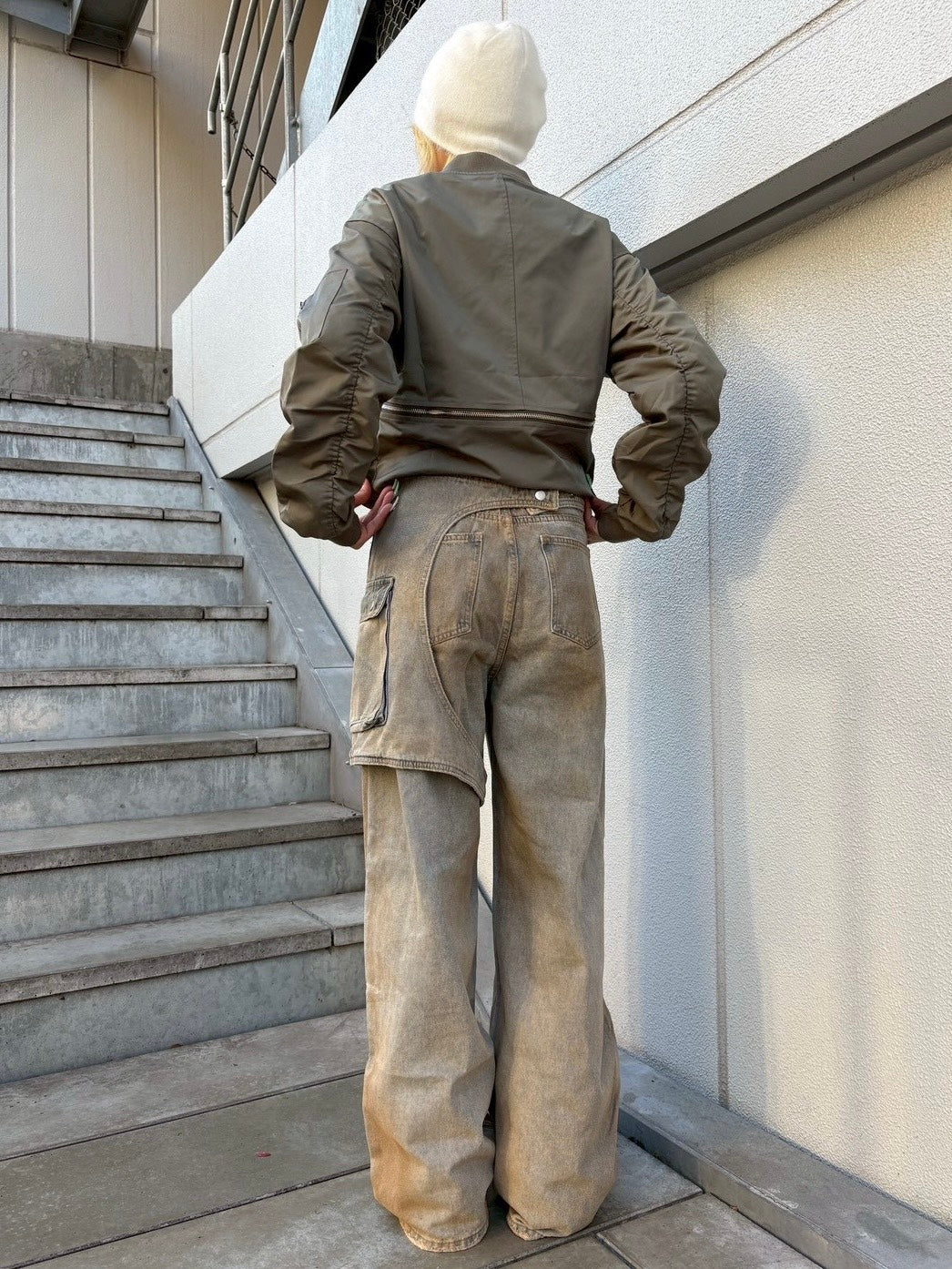 【Never mind the XU】2way light jacket / 【ネバーマインドザエックスユー】ツーウェイライトジャケット