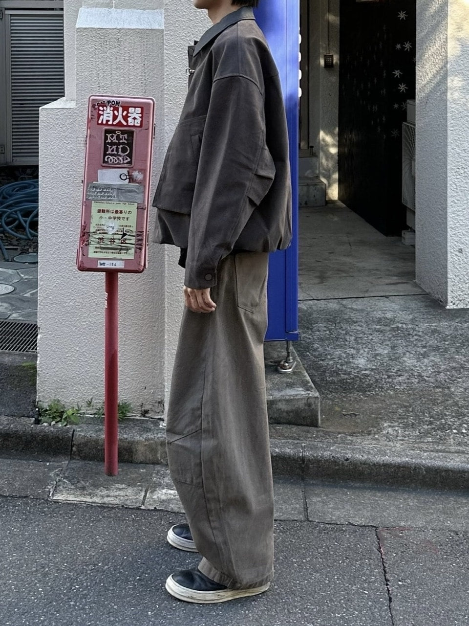 大阪店WEB限定受注制【Chikashitsu +】deep ballon curve pants / 【チカシツプラス】ディープバルーンカーブパンツ (2color)