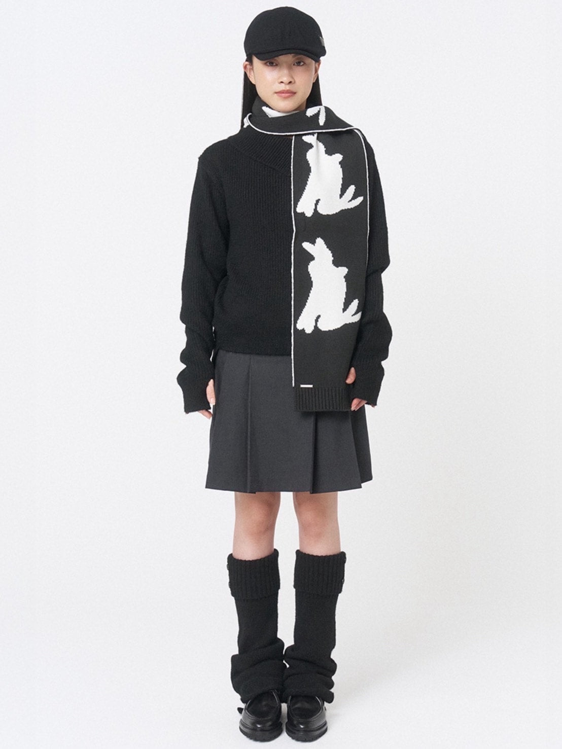 【Miseki seoul】Side button knit