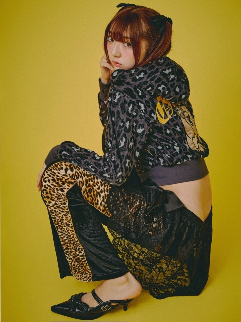 【GALFY】フユGAL 豹パーカー