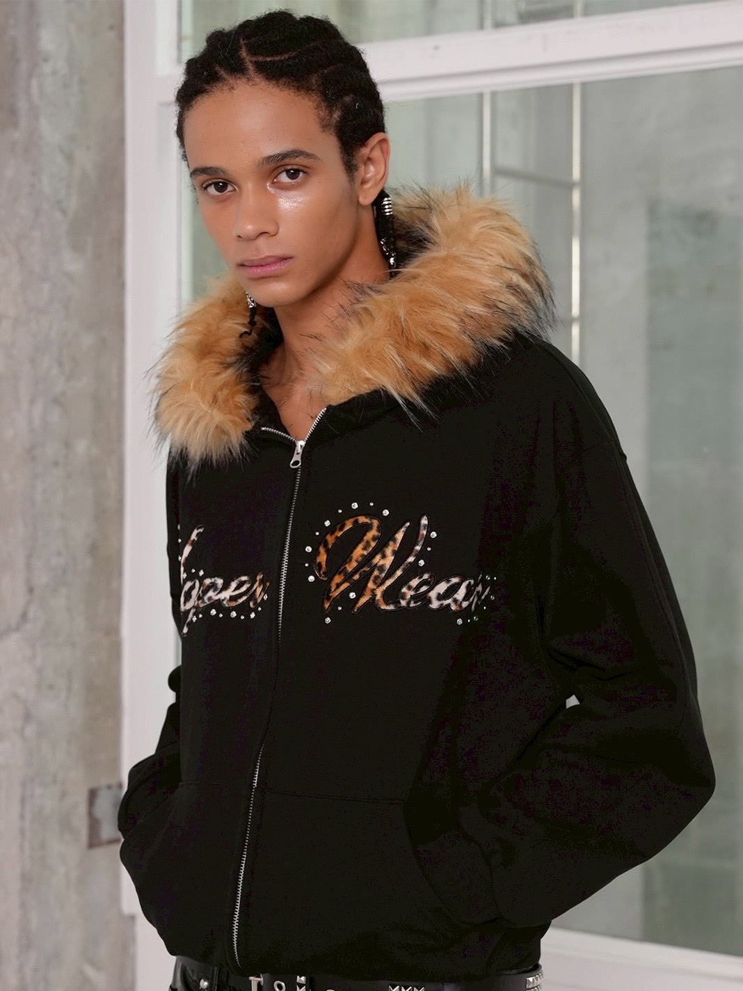 【ESC STUDIO】Upper wear zip-up hoodie