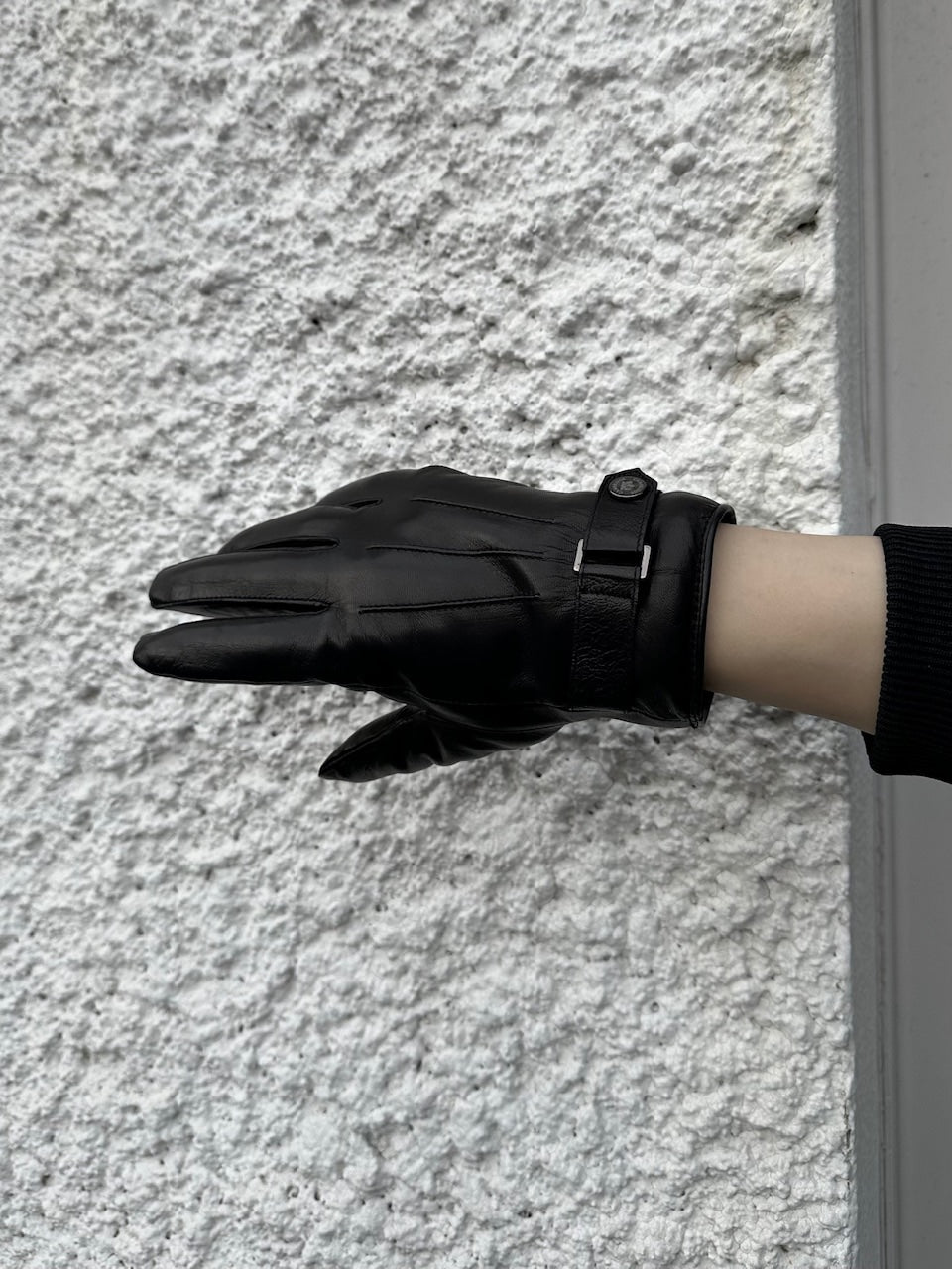 大阪店WEB限定受注制【Chikashitsu +】lambskin classic leather gloves / 【チカシツプラス】ラムスキンクラシックレザーグローブ (2type)