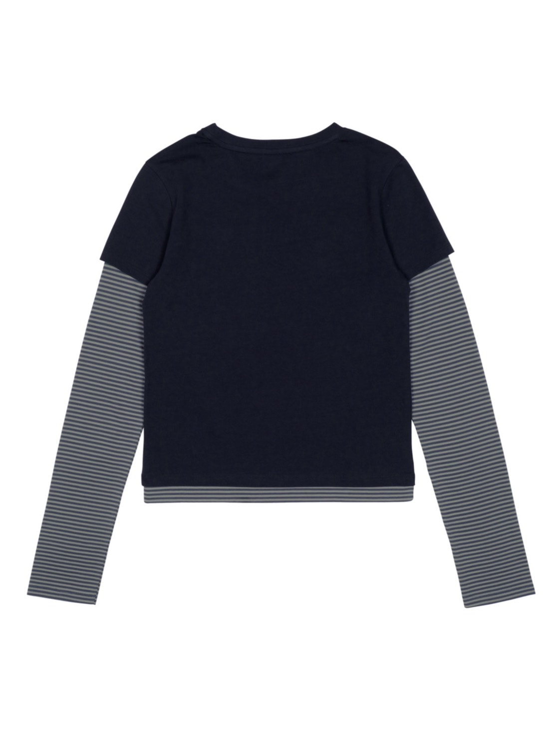 【THECOLDESTMOMENT】TCM stripe layered long sleeve