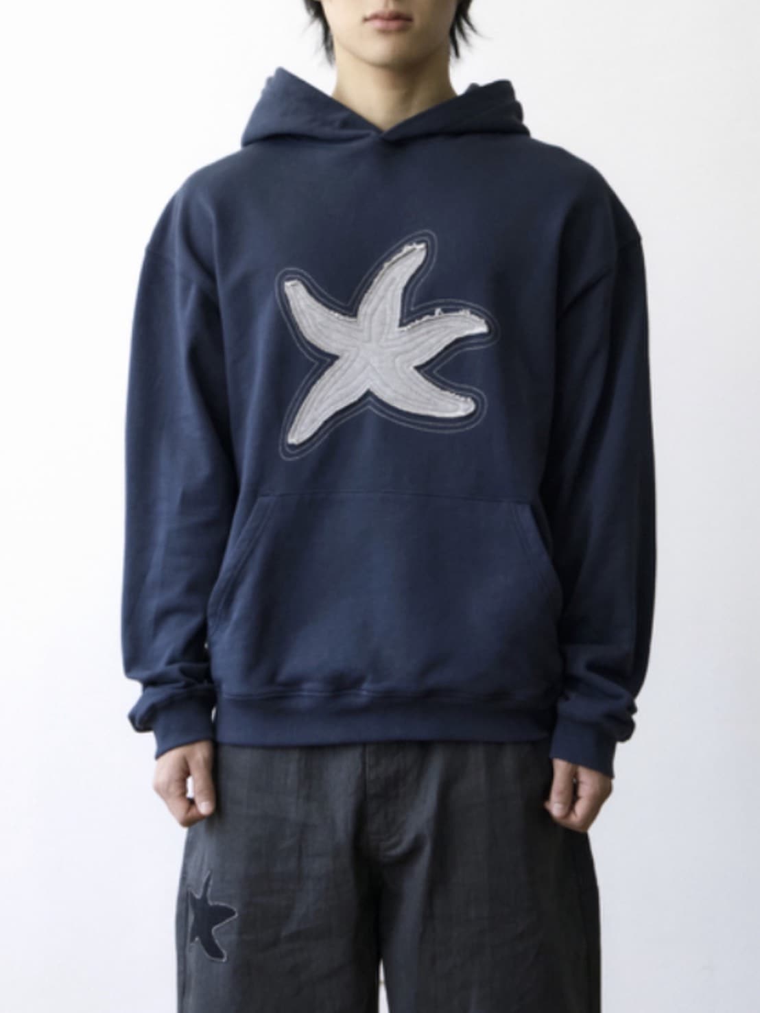 【THECOLDESTMOMENT】TCM starfish contour hoodie