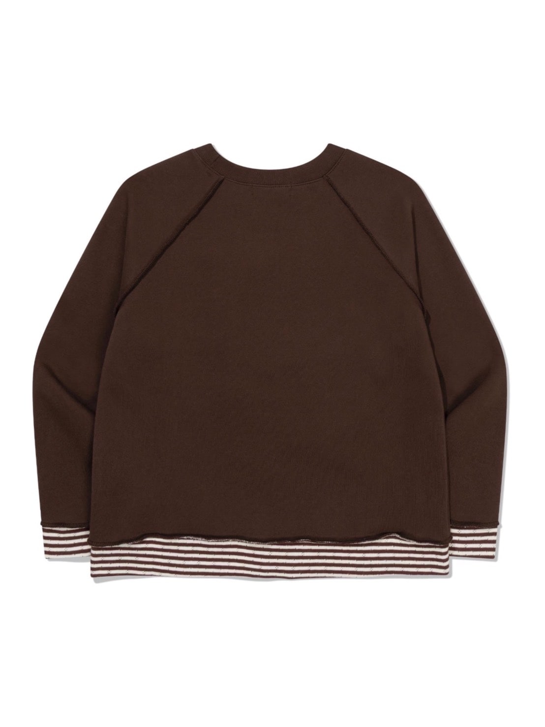 12/21 20:00 発売【Uglyshadow】STAR LAYERED SWEATSHIRT