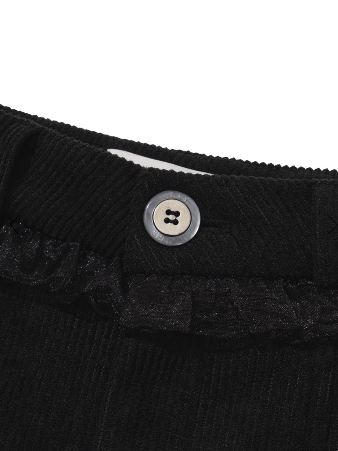 12/21 20:00 発売【Uglyshadow】LACE CORDUROY PANTS