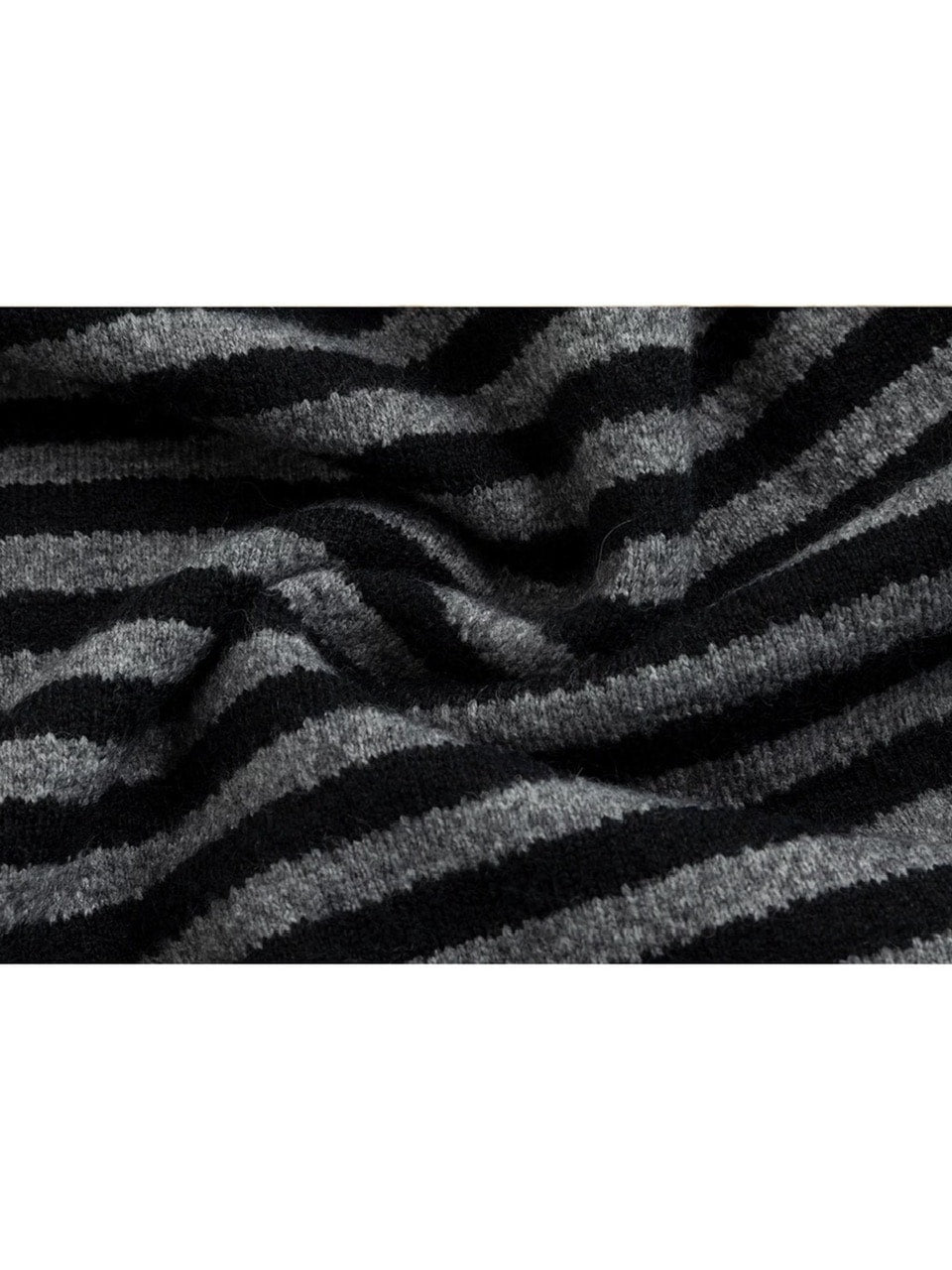 【Cest Nous】Striped cat-ear Striped cat-ear pullover parker / 【セヌー】ボーダーキャットイヤープルオーバーパーカー