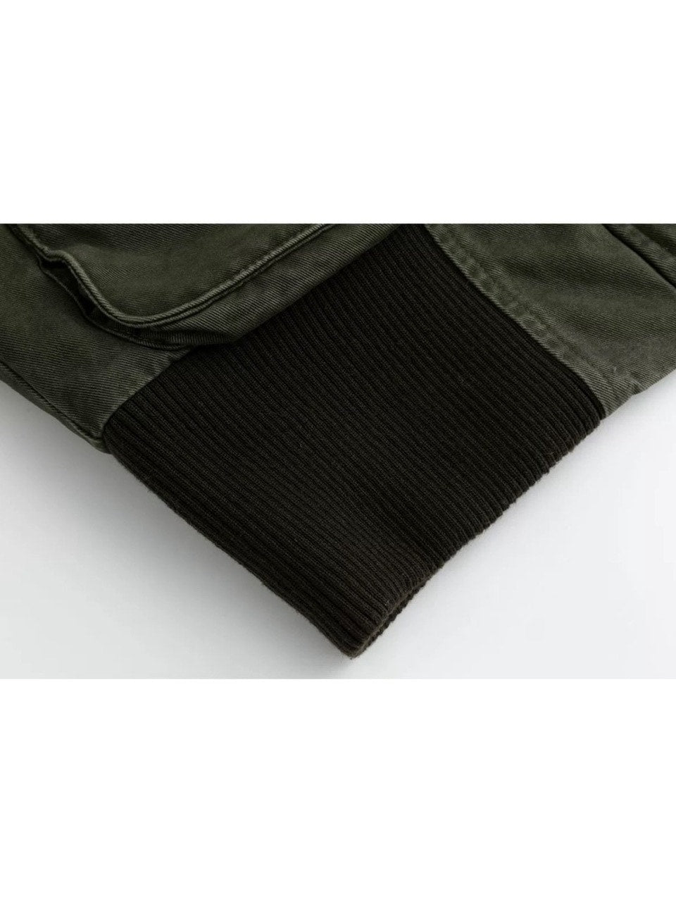 【Cest Nous】Military green washed jacket / 【セヌー】ファーフードミリタリージャケット