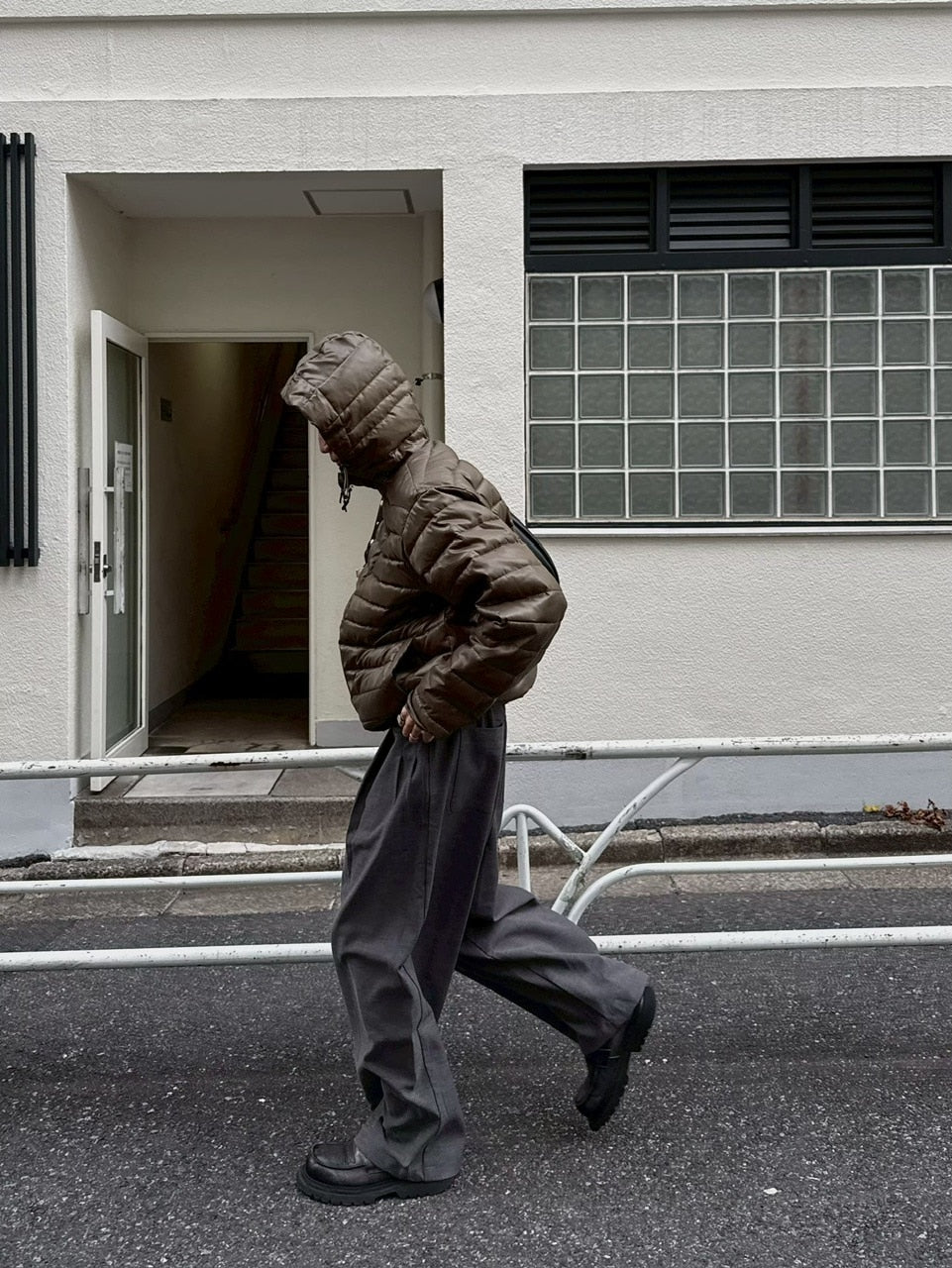 受注制【Chikashitsu +】5 zip puffer jacket / 【チカシツプラス】ファイブジップパファージャケット (4color)