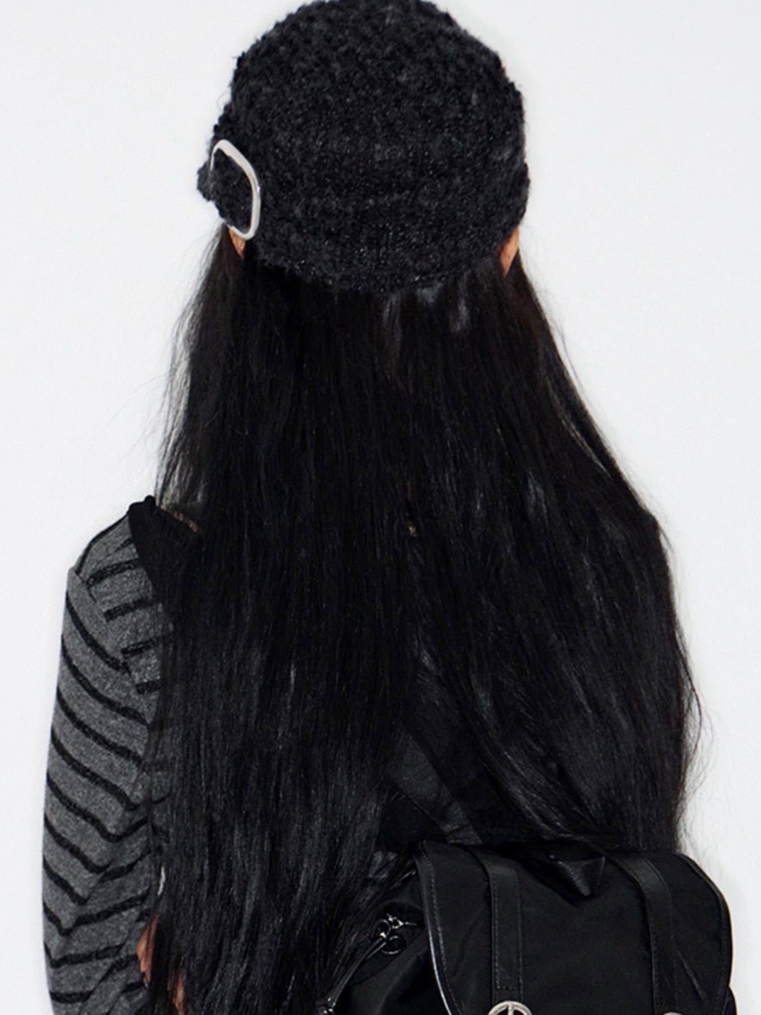 【NOT KNOWING】Buckle Bellboy Cap