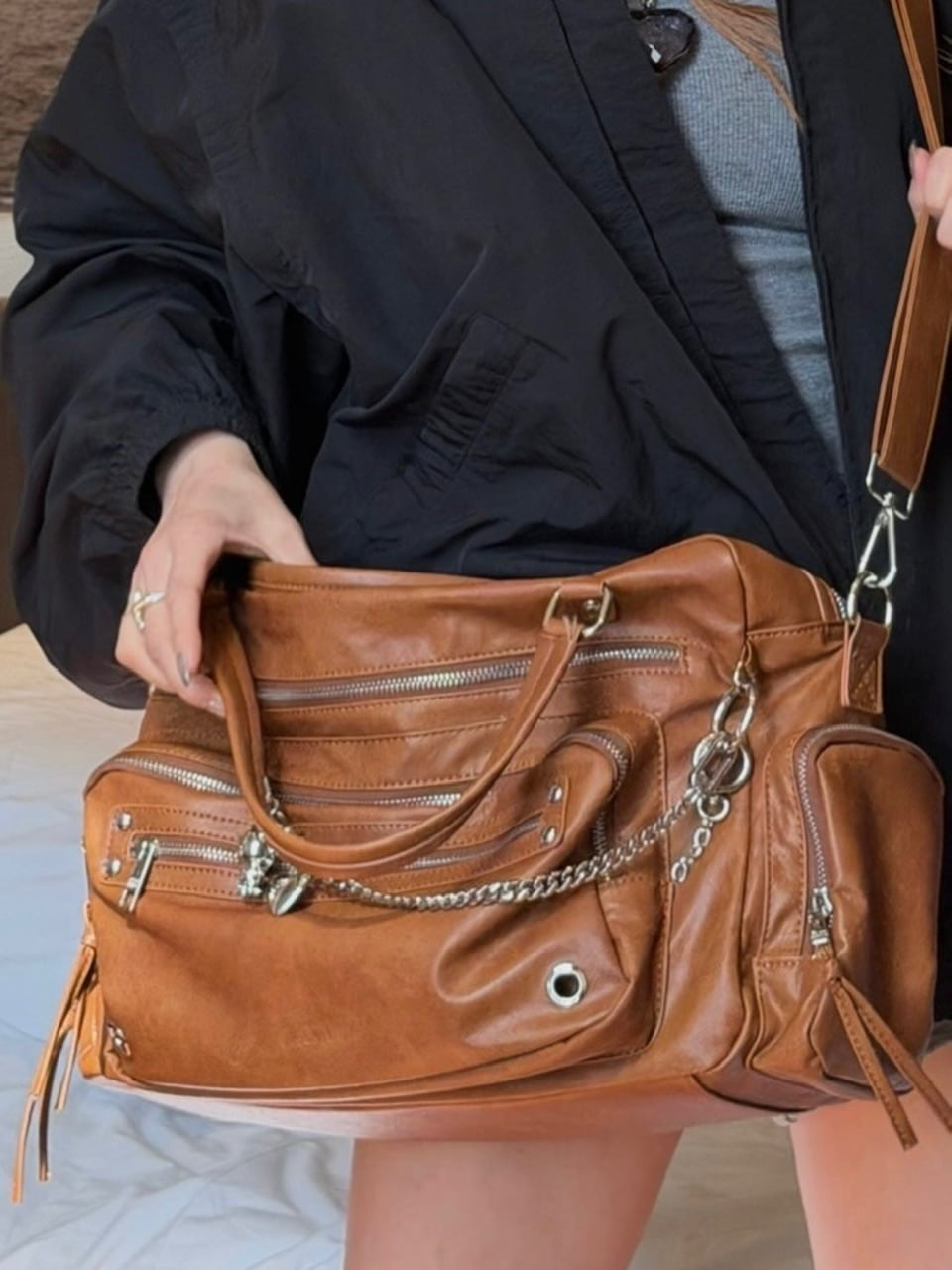 【BLACK PURPLE】Bread Bag