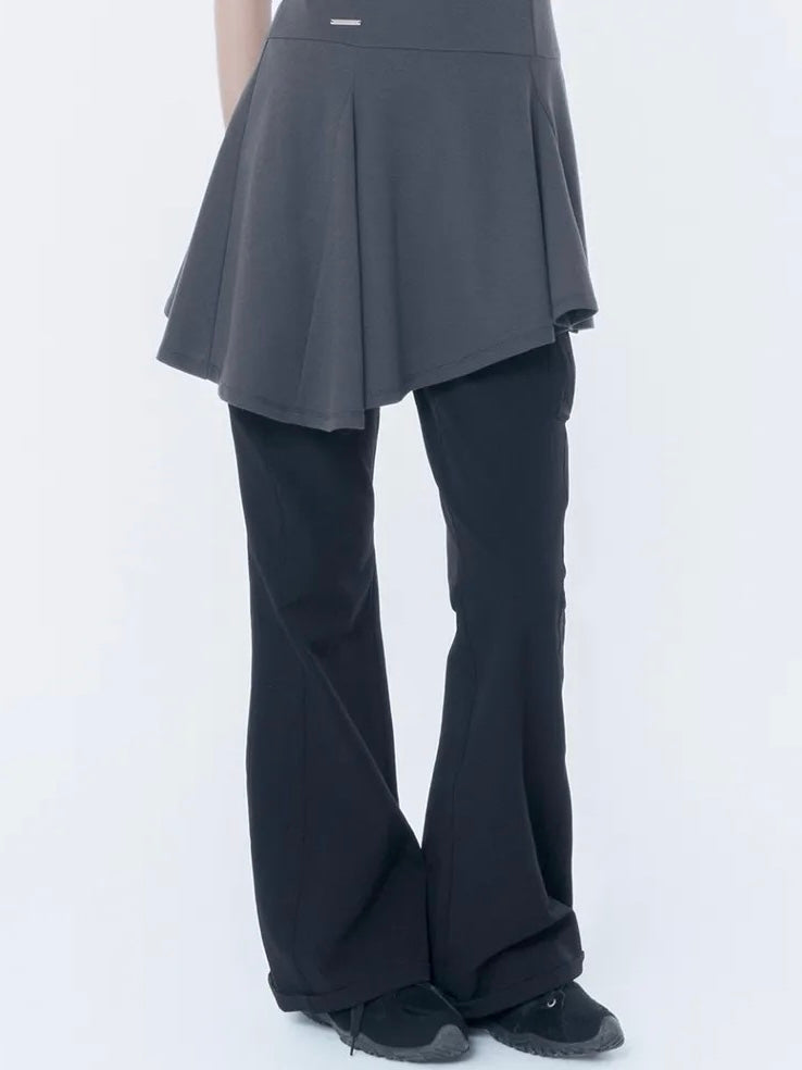 【Miseki seoul】Ribbed side pocket pants