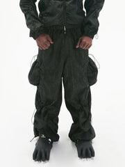 【E RIN AI E】CIRCLE SHIRRING GEAR PANTS