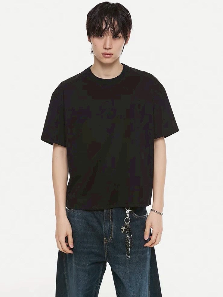 【DNSR】Compact Cotton Crop T-Shirt