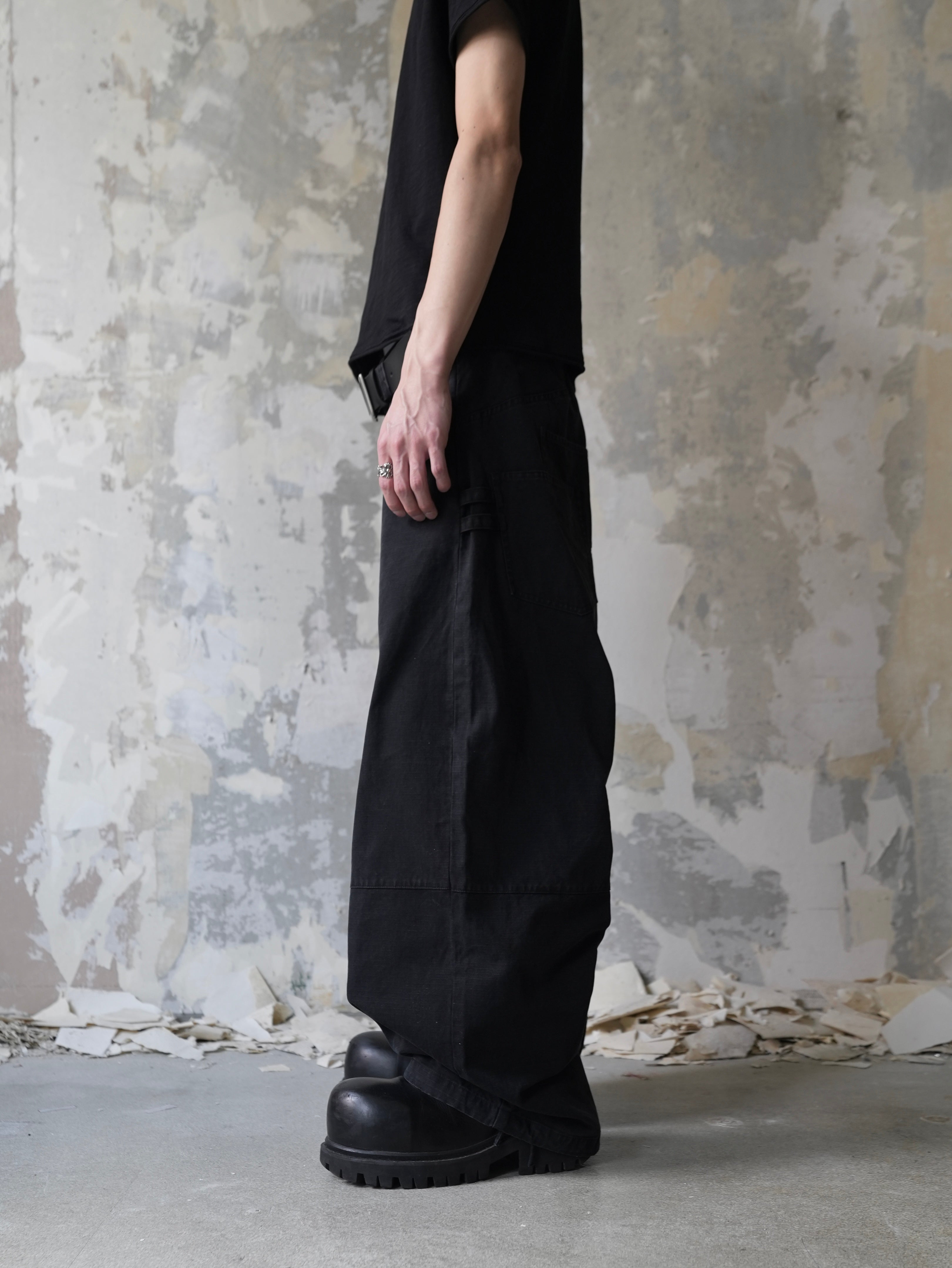 【Lee fi Ne】Ripstop Button Fly Trousers