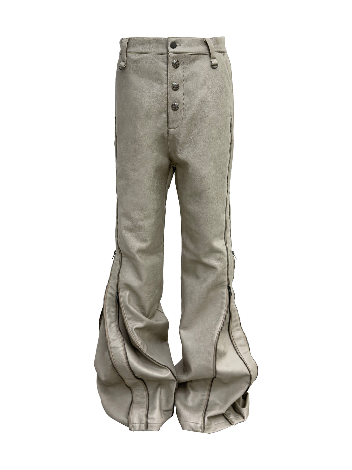 【Rosen Kreuz】MULTI-ZIP GUARD LEATHER PANTS
