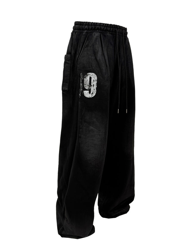 【Rosen Kreuz】COATED SHIELD SWEAT PANTS