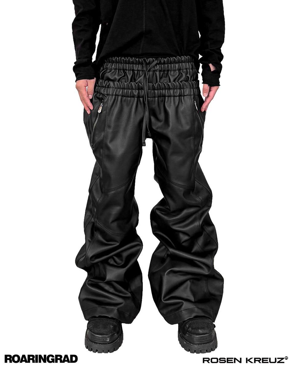【roaringrad×RosenKreuz】Collaboration Double Waist Pants