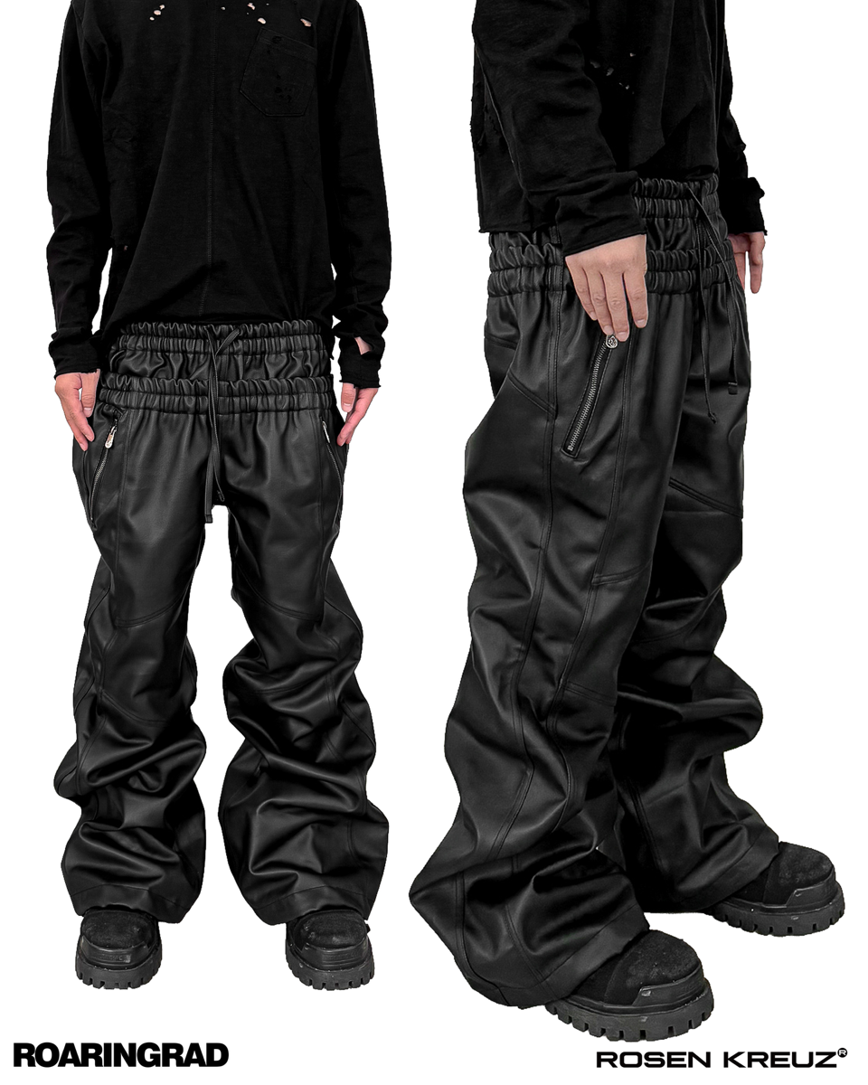【roaringrad×RosenKreuz】Collaboration Double Waist Pants