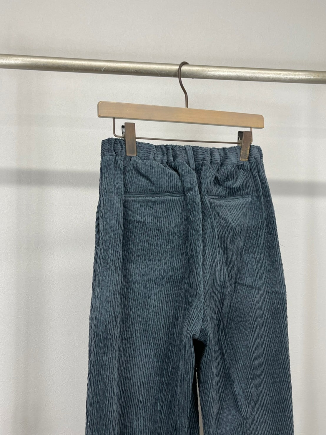 受注制【Chikashitsu +】set up high waist corduroy pants (3color)