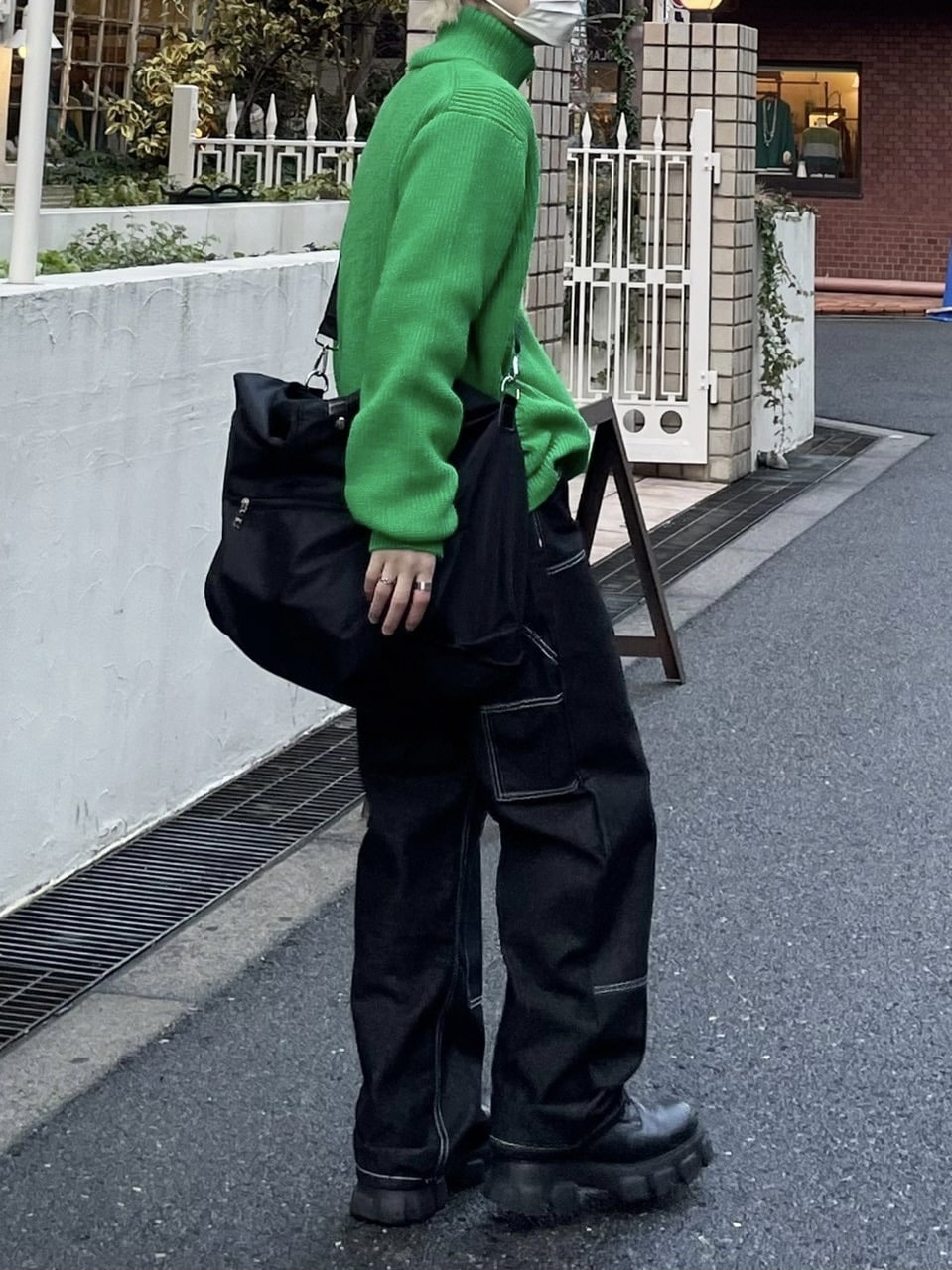 受注制【Chikashitsu +】stitch painter pants