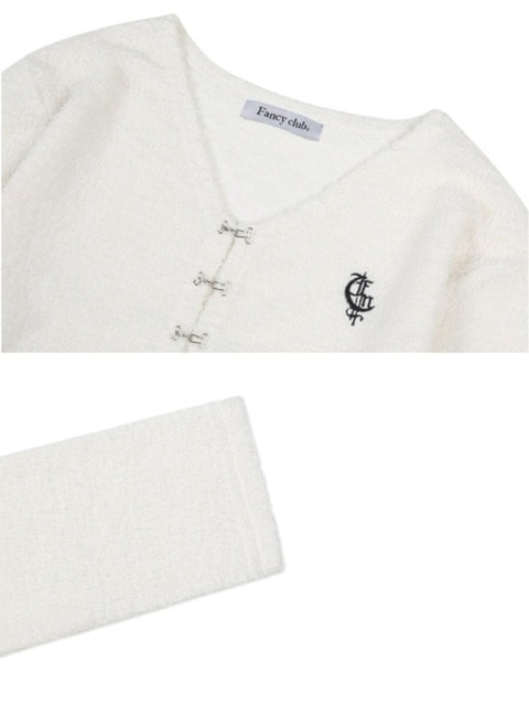 【FANCY CLUB】ALL SOFT HOOK CARDIGAN