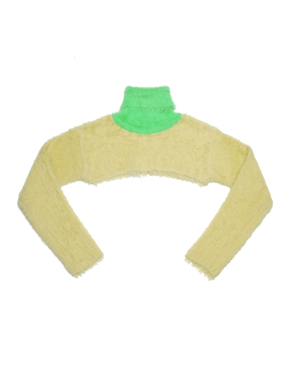 【YOUTHBATH】High-Neck Knit Top Set-up