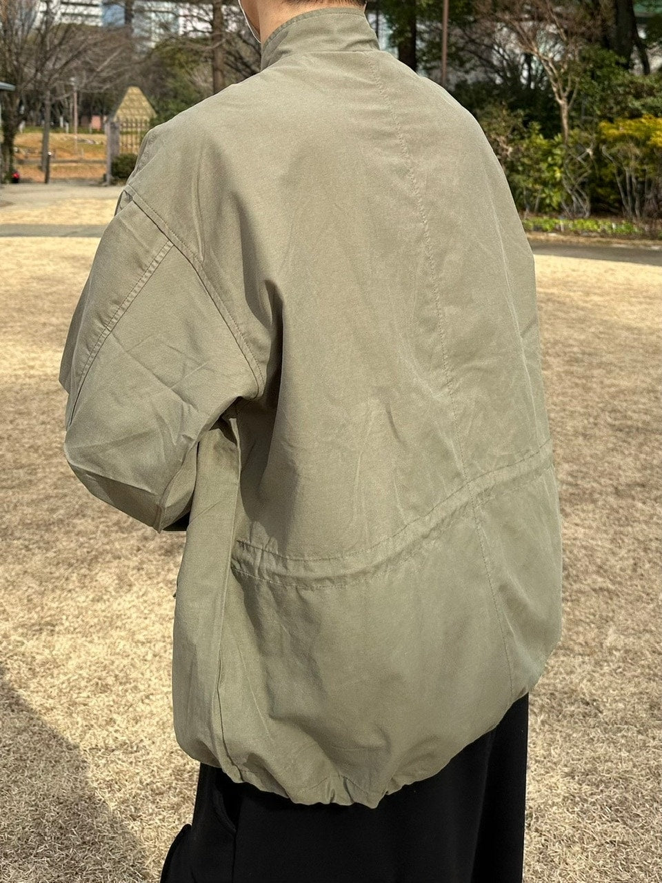 受注制【Chikashitsu +】cotton blouson(3color) / 【チカシツプラス】コットンジャケット