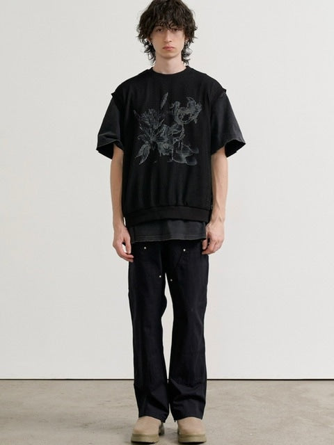 【RE:ON STUDIO】LAYERED MESH VEST