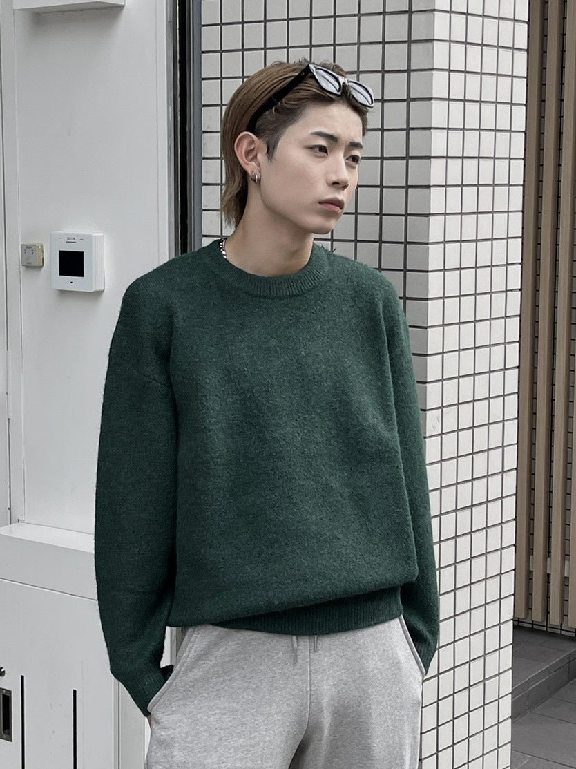 受注制【Chikashitsu +】unisex 6color knit (6color) / 【チカシツプラス】ユニセックス6カラー長袖ニット