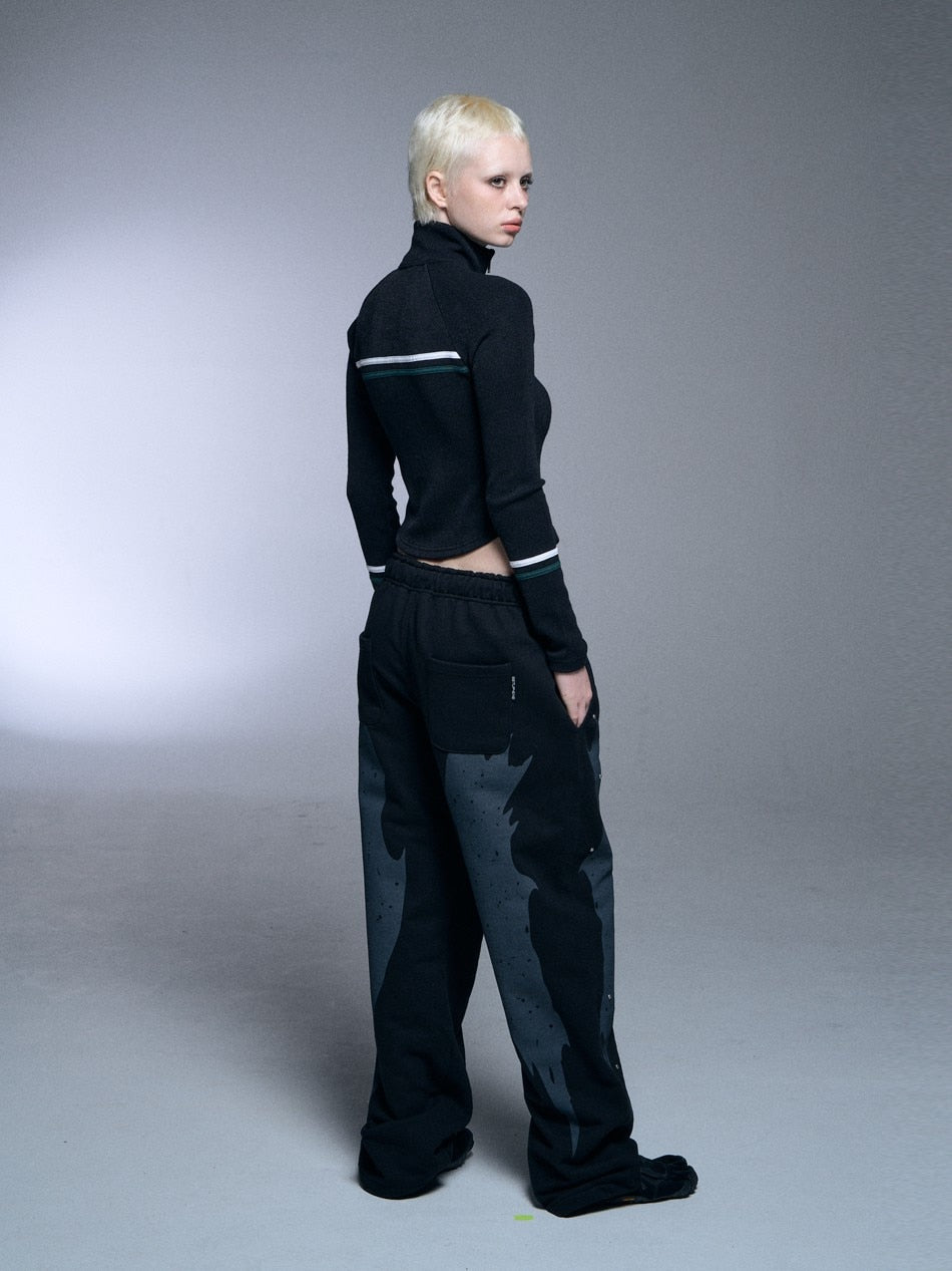 【SETUP‐EXE】RAGLAN HIGH NECK TWO-WAY ZIPUP