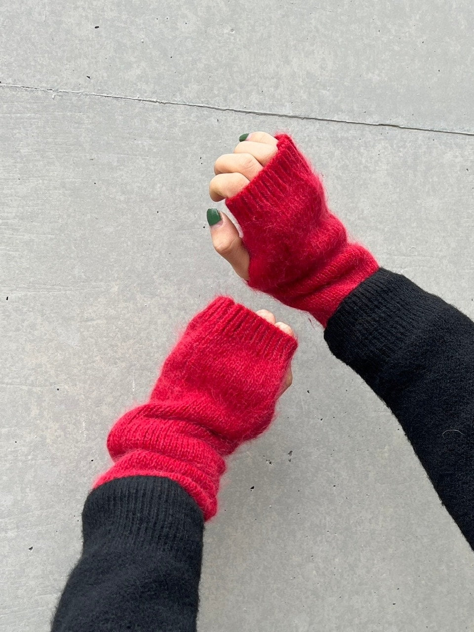 【Chikashitsu +】arm warmer (6color)