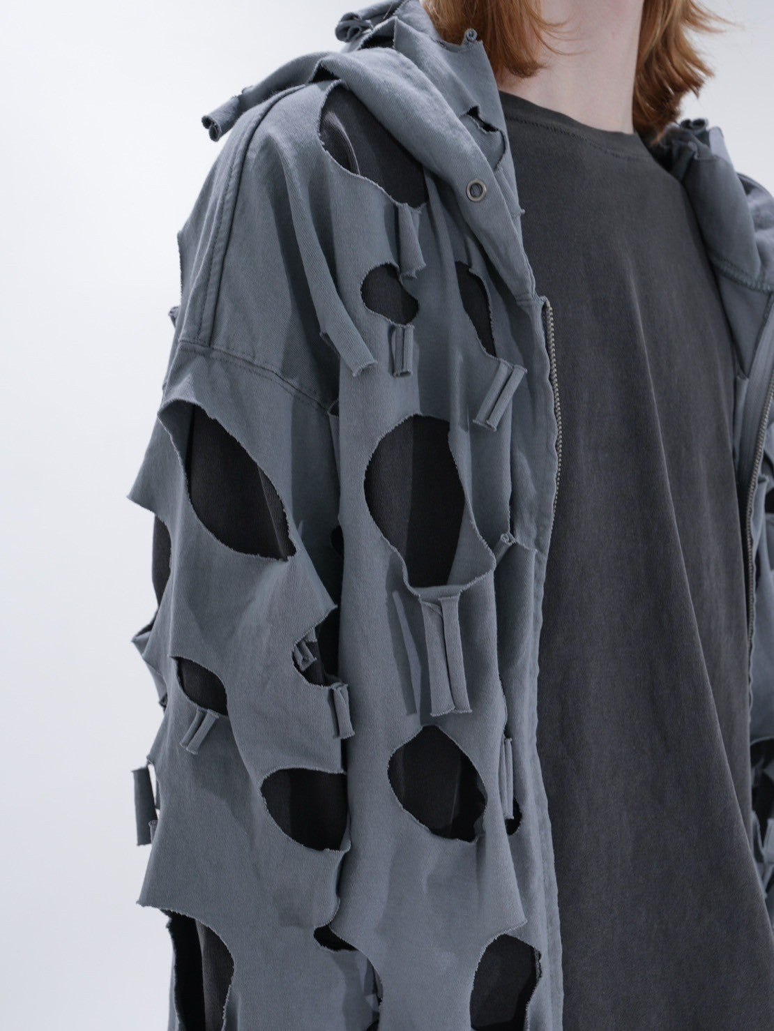 【Bizarre Maiden】damage full zip hoodie