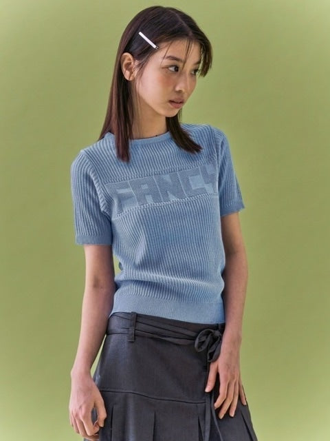 【FANCY CLUB】INNOCENCE KNIT TEE