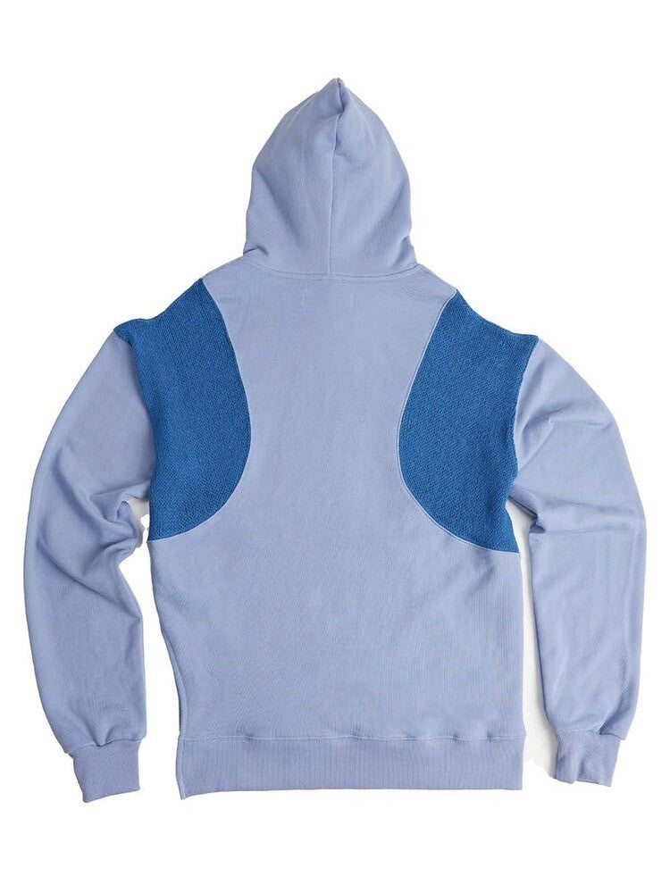 【DILETTANTISME】KNIT BLOCK HOOD T