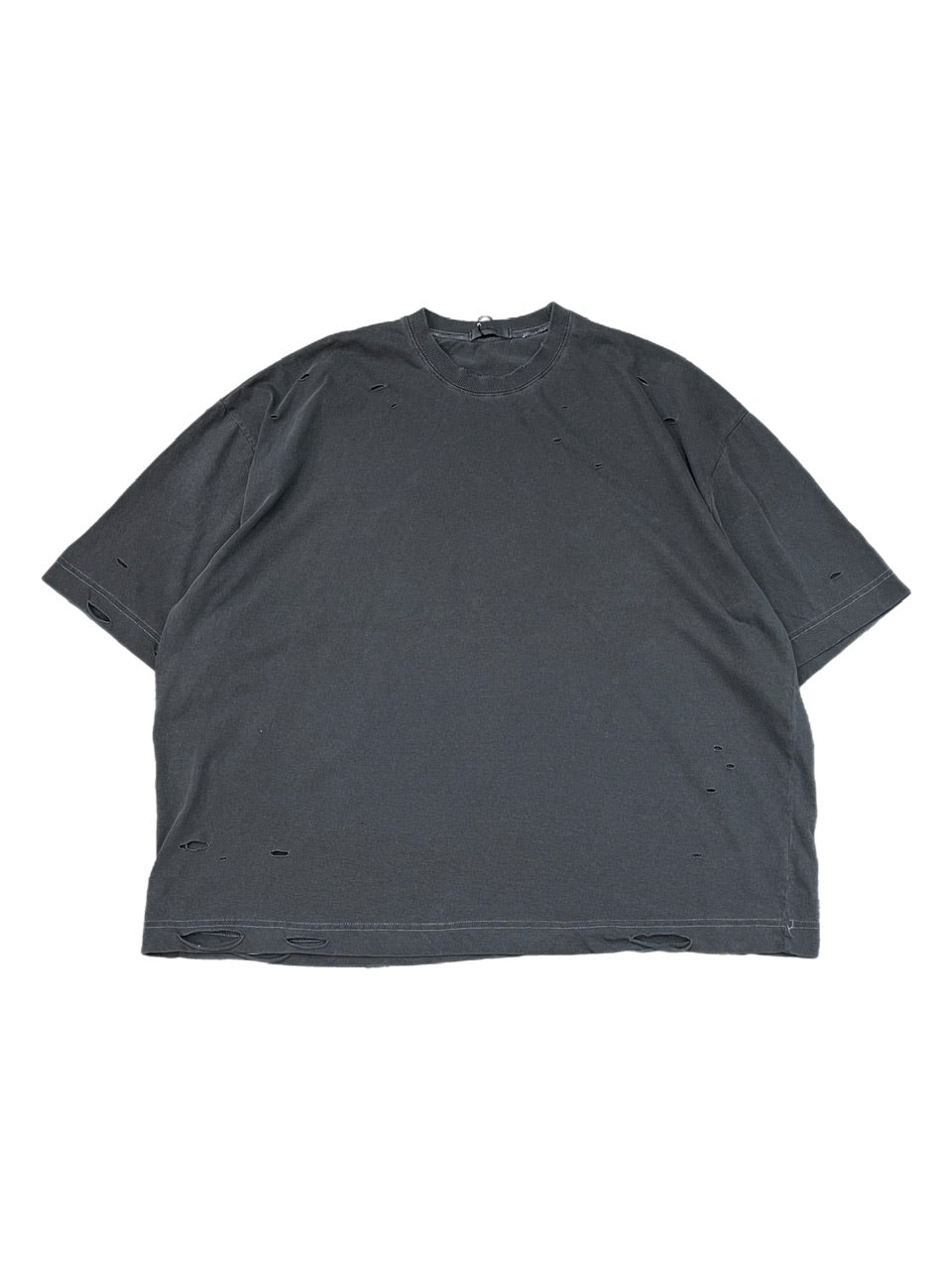【Chikashitsu +】pigment damage overfit t-shirt (2color)
